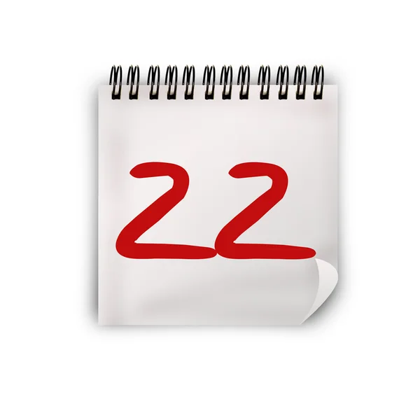 Calendario 22 — Stock Photo, Image