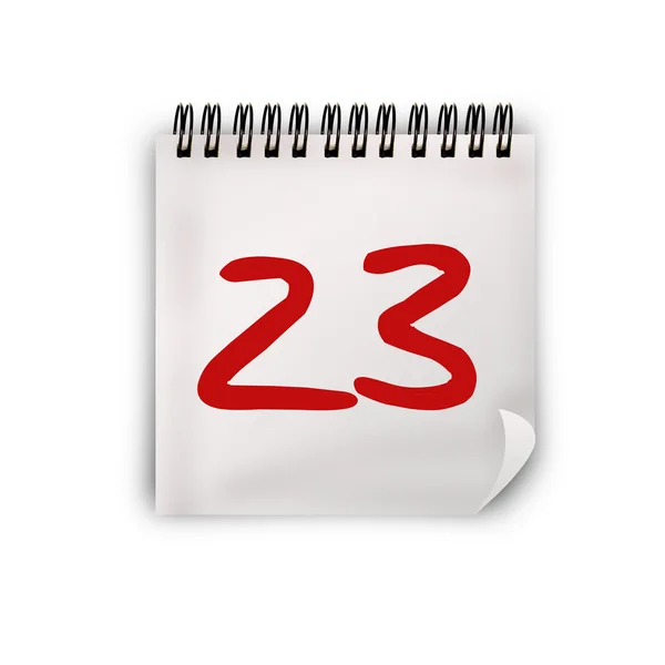 Calendario 23 — Stock Photo, Image