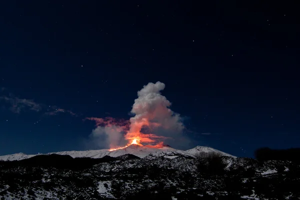 Stock image Eruption Etna