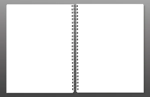 Caderno — Vetor de Stock