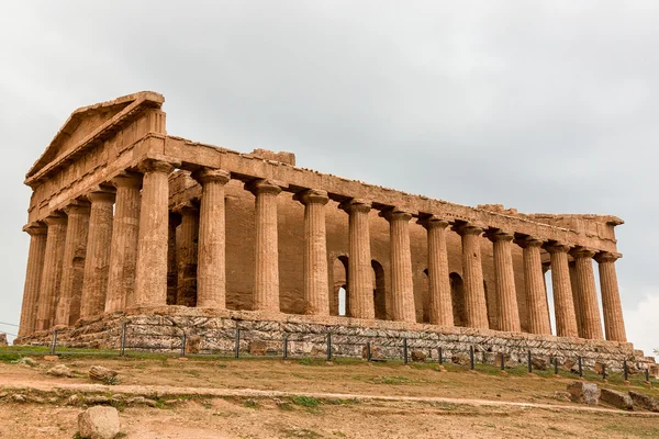 Конкордія грецького храму в Агрігенто, Сицилія — стокове фото