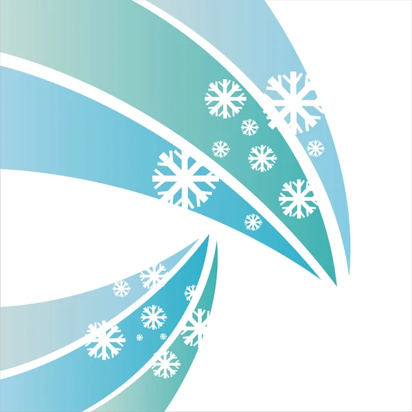 Abstract winter background — Stock Vector