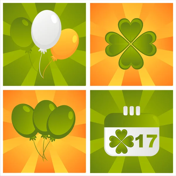 St. patrick's day backgrounds — Stock Vector