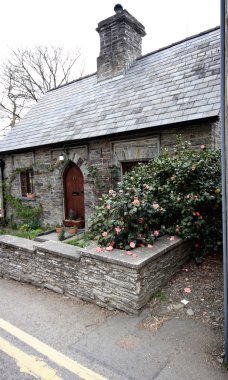 A small Welsh cottage clipart