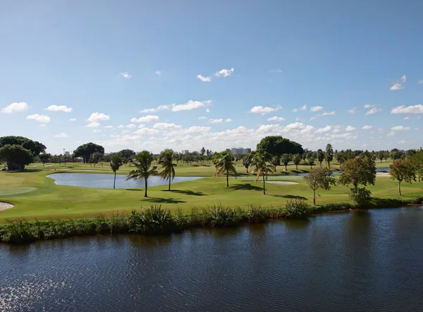 Поле для гольфа во Флориде Стоковое Изображение
