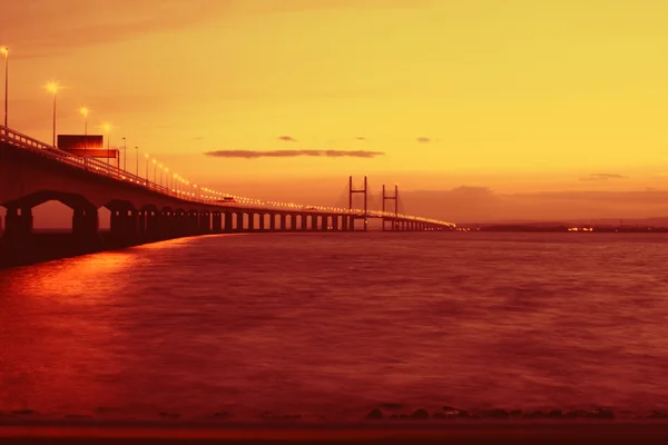 El puente Severn — Foto de Stock