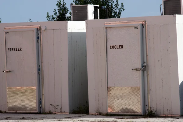 屋外の冷凍機 — ストック写真