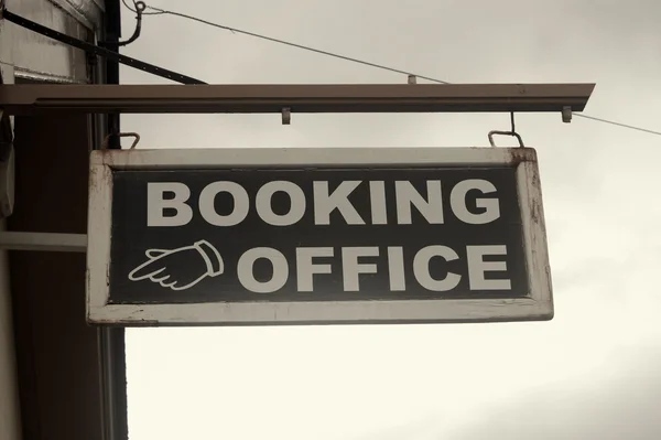 Booking office teken — Stok fotoğraf