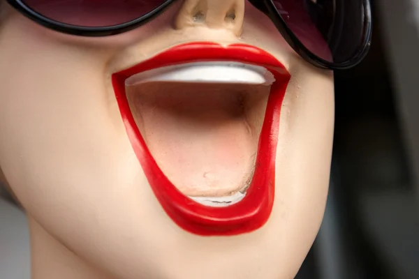 Stock image Mannequin open mouth