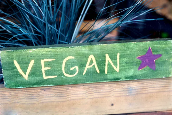 Vegan sign — Stock Photo, Image