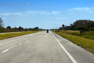 Florida'da bir yol