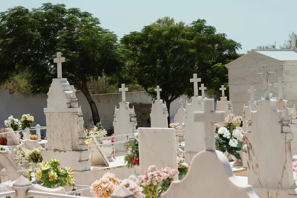 Een begraafplaats in portugal — Stockfoto