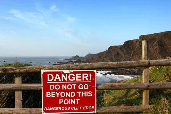 A danger sign — Stock Photo, Image