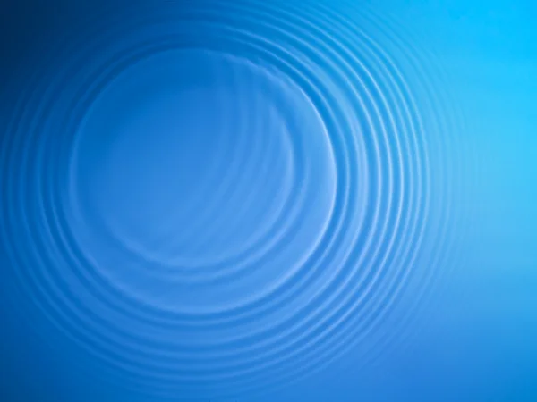 Blue circle water ripple background — Stock Photo, Image
