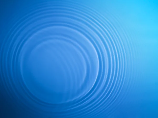 Círculo azul agua ondulación fondo — Foto de Stock