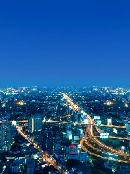 stock image Bangkok city in the night