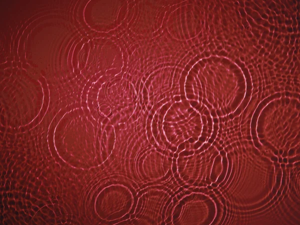 红色水波纹 — 图库照片