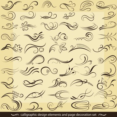 Calligraphy-01 clipart