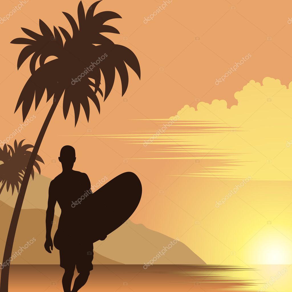 Beach- Stock Vector Image by ©sundar #10443680