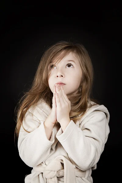 Praying girl — Stock Photo, Image