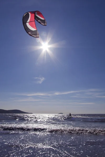 Kite-boarding — Stock Photo, Image