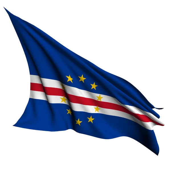 Bandeira de Cabo Verde ilustração renderização — Fotografia de Stock