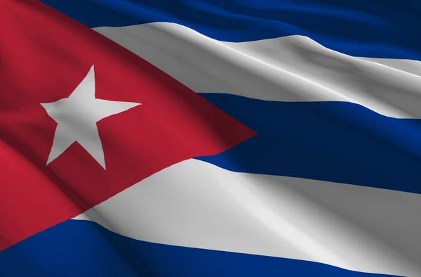 Σημαία της Κούβας — Φωτογραφία Αρχείου
