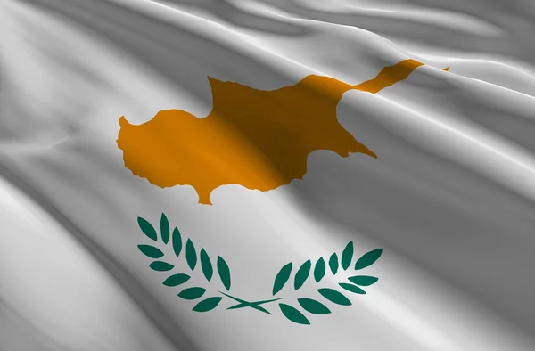 Cyprus flagga — Stockfoto