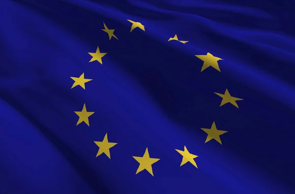 European Union flag — Stock Photo, Image
