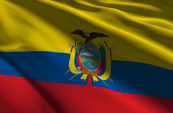Bandera de Ecuador —  Fotos de Stock