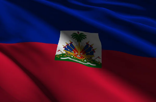Σημαία της Αϊτής — Φωτογραφία Αρχείου