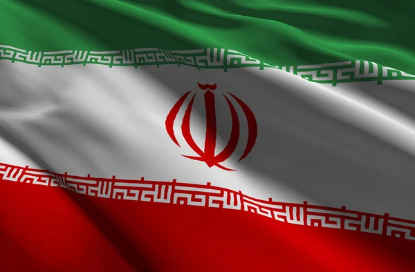 Iran flagga — Stockfoto