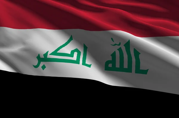 Irak zászló — Stock Fotó