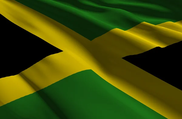 Bandera de Jamaica — Foto de Stock