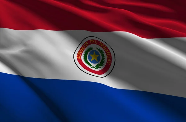 Bandera de Paraguay — Foto de Stock