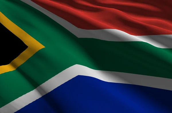 stock image South Africa flag