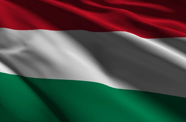 Bandeira da Hungria — Fotografia de Stock