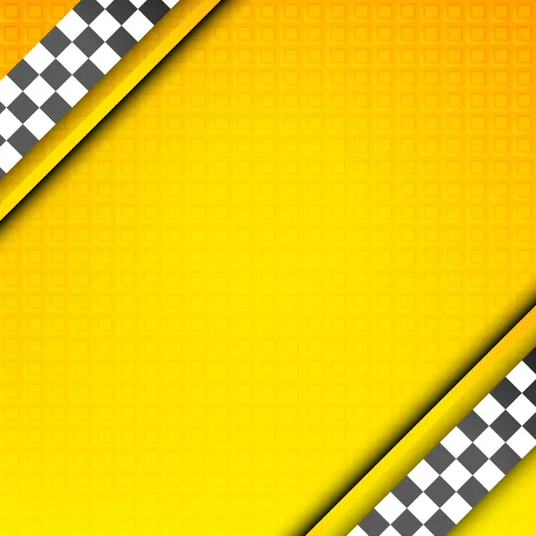 Modèle de course, fond de taxi — Image vectorielle