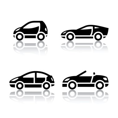 Set of transport icons - Vehicles clipart