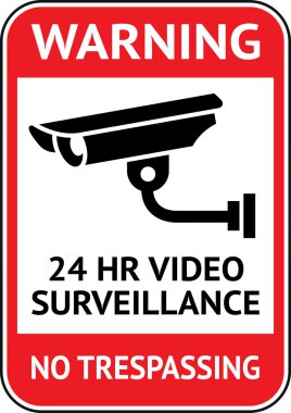 Video surveillance, cctv label