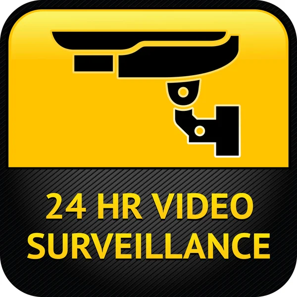 Simbolo CCTV — Vettoriale Stock