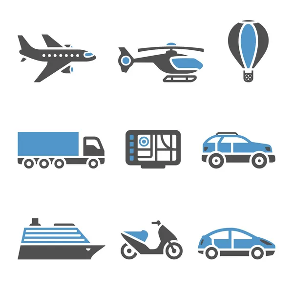 Transport Icons - A set of second — Stock Vector