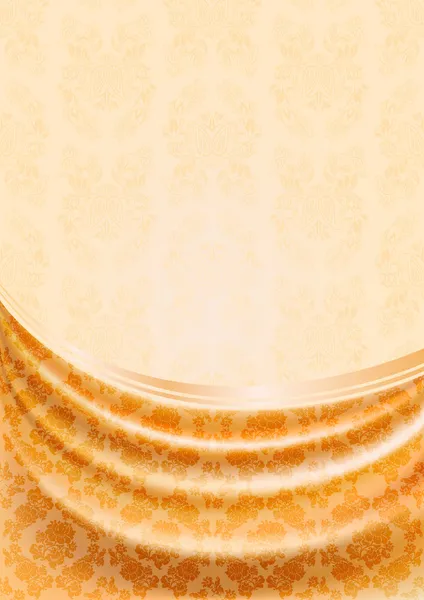 Rideau Tissu, tissu de soie — Image vectorielle