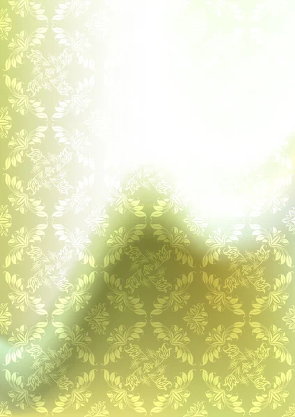 Fond flou, fond d'ornement vert, eps10, gradient mesh — Image vectorielle