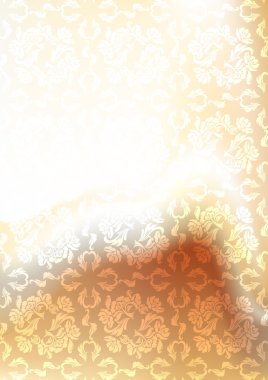 Background blur, ornament backdrop gold, gradient mesh clipart