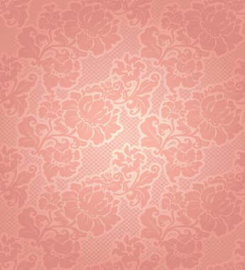 Lace background, ornamental beige flowers wallpaper clipart