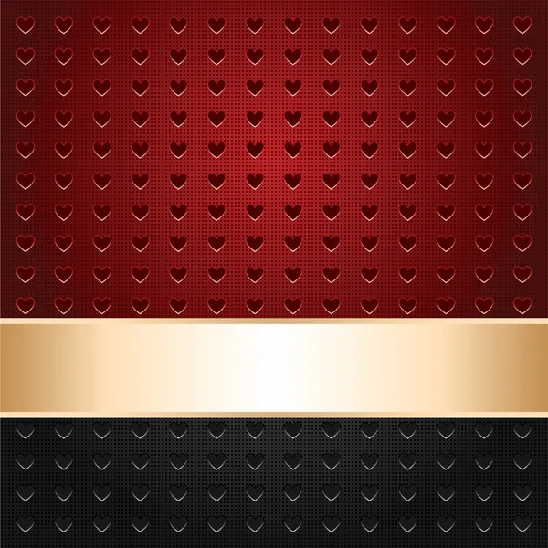 stock vector Background perforated in shape heart, template surface