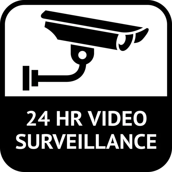 CCTV-Symbol, Videoüberwachung — Stockvektor