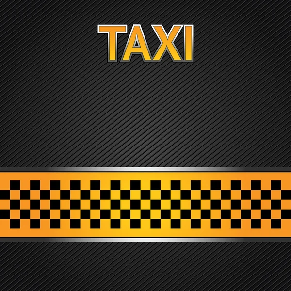Taxi cab background — Stock Vector