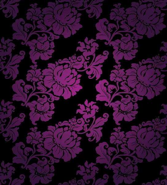Floral motif lilas sans couture — Image vectorielle